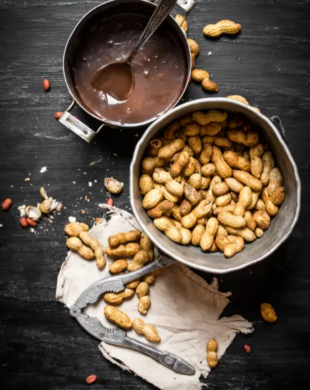 chocolate covered peanut butter wafers